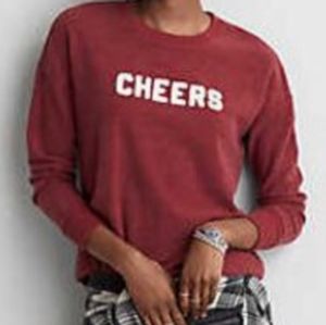 American Eagle Cheers Crew Sweatshirt. SIZE S